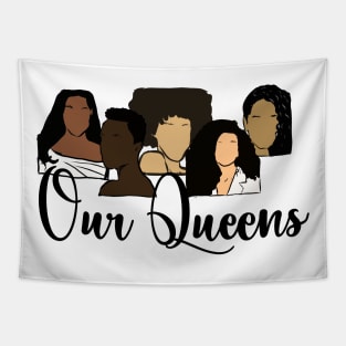 Black beauty Queens Tapestry