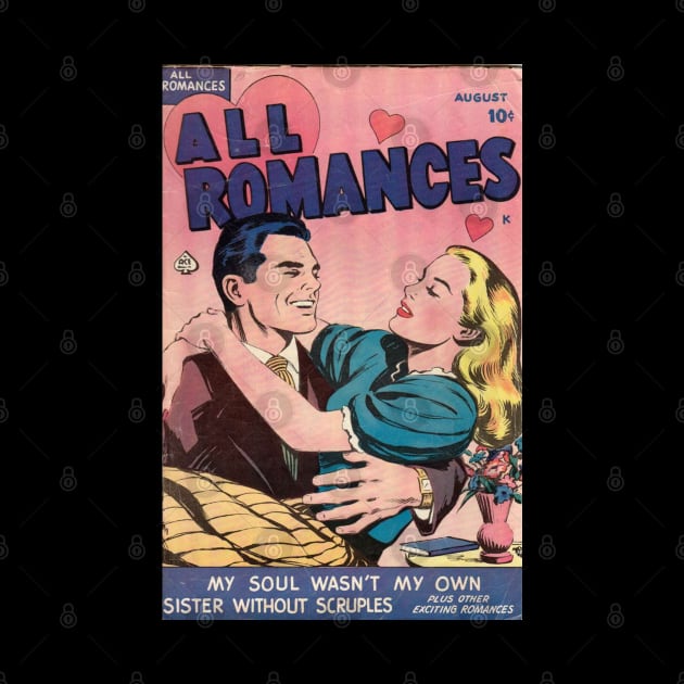 All Romances Classic Comic Book Cover by Slightly Unhinged