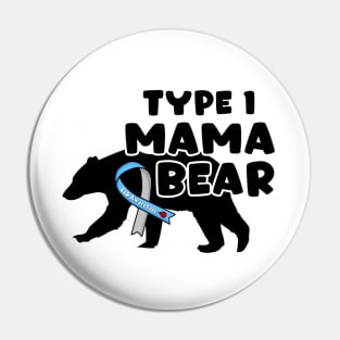 Type 1 Mama Bear Pin