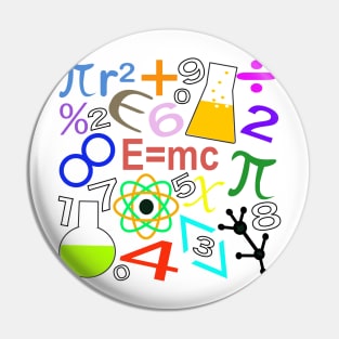 Mathematical symbols Pin