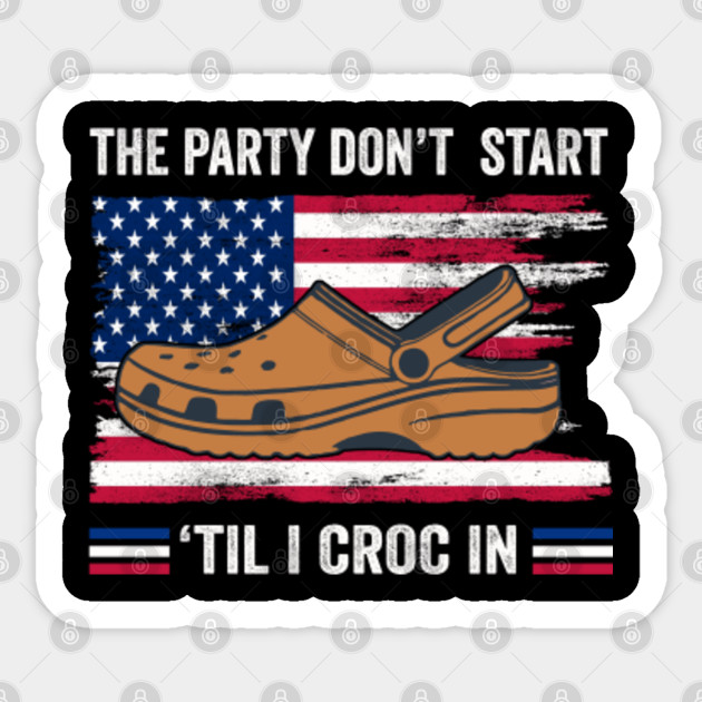 4th of july crocs