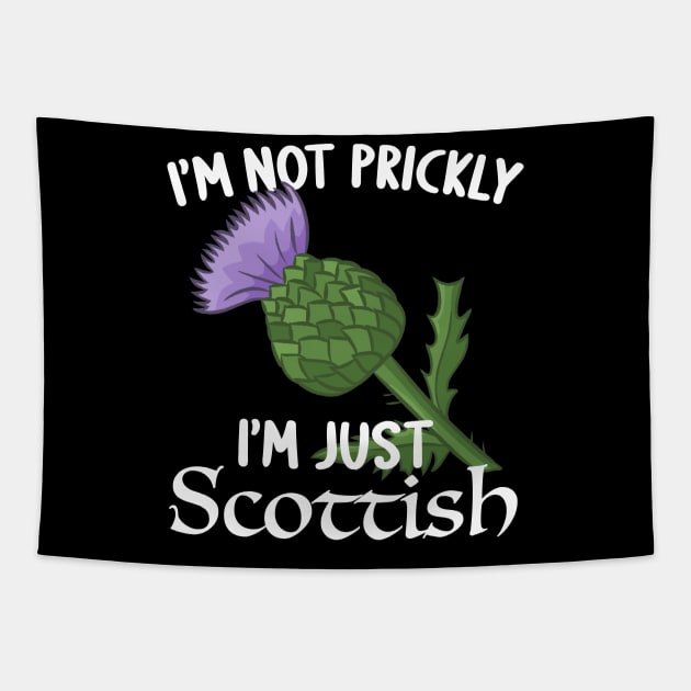 Scottish Pride Thistle Flower Tapestry by SunburstGeo