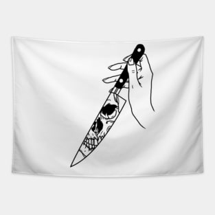 Grim Reaper Knife Tapestry