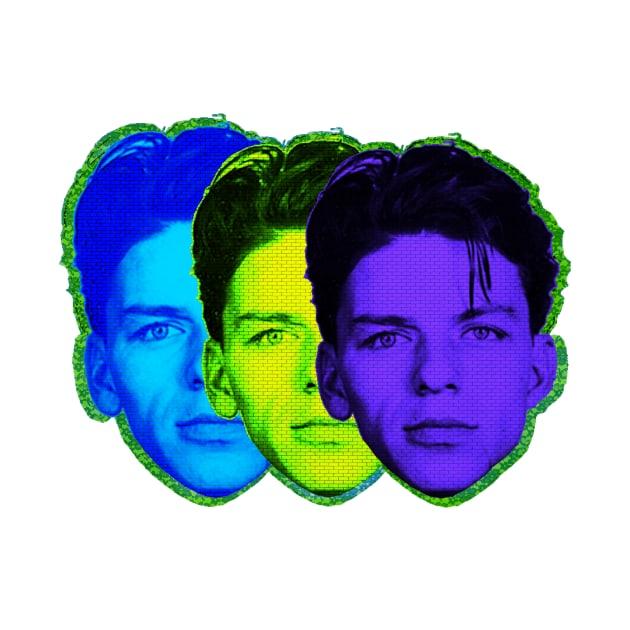 Franks Sinatra Mugshot Threeways by SABREart