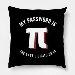 My Password Is The Last 8 Digits Of Pi Pillow