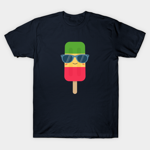 Cool Ice Cream Summer Popsicle T-Shirt - Popsicle - T-Shirt