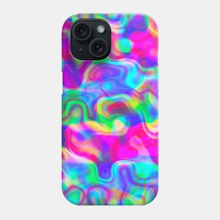 Holographic Waves Phone Case