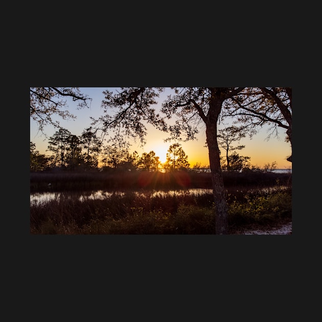 Sunsetting over Escambia Bay by Ckauzmann