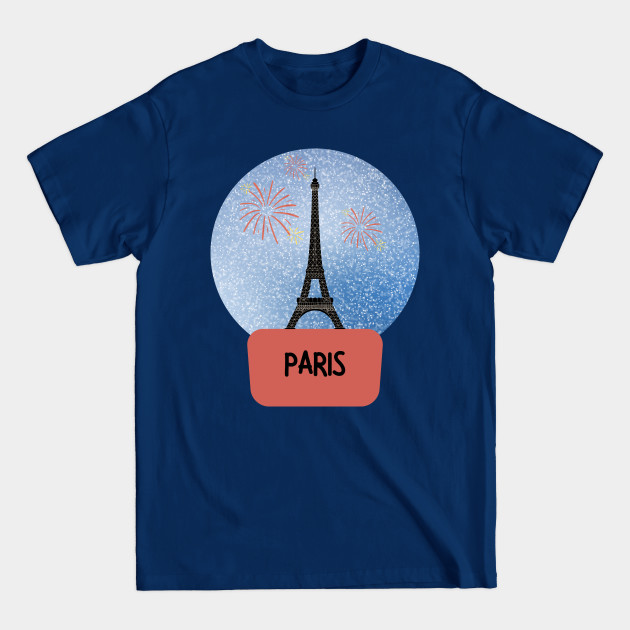 Disover It's Snowing In Paris - Eiffel Tower - T-Shirt