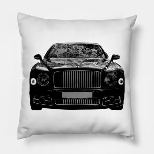 Bentley Mulsanne Speed  Cars Form Black Design Pillow