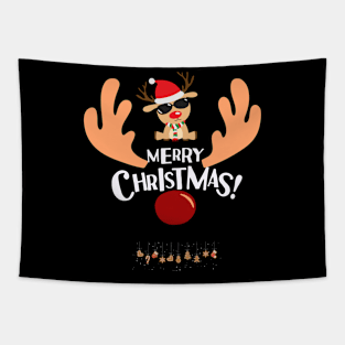 Reindeer Merry christmas Tapestry