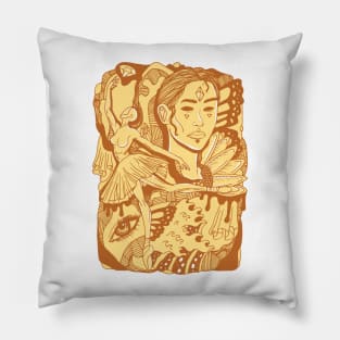 Terracotta Ballerina Pillow