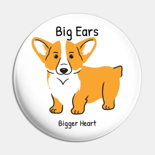 Big ears Bigger heart Pin