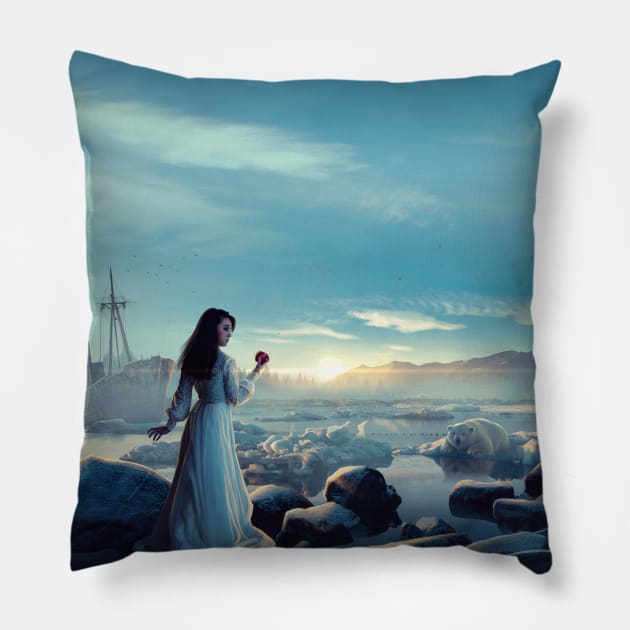 Arctic Scene Pillow by TJ Exclusives