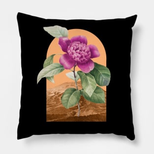 Floral Landscape Camellia Pillow