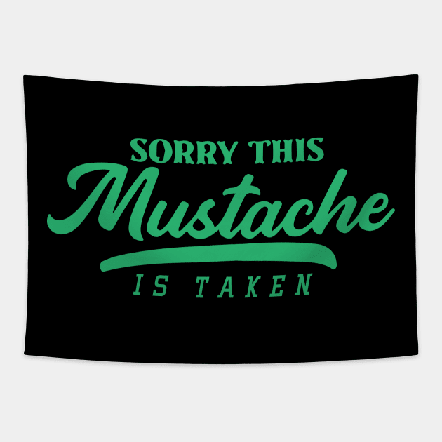 Sorry, This Mustache is Taken Tapestry by pako-valor