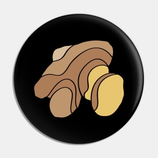 Ginger - Stylized Food Pin