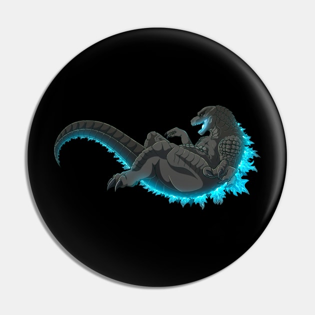 Atomic Kaiju Pin by RadStarFather