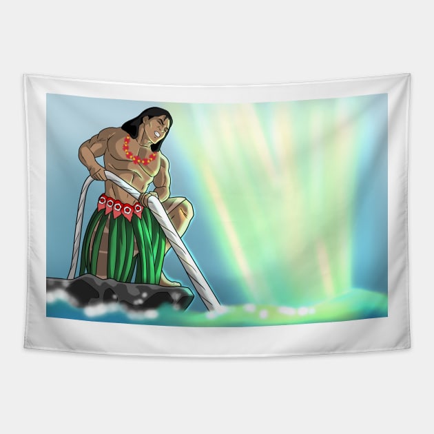 Tongan Maui Tapestry by Reading Warrior 