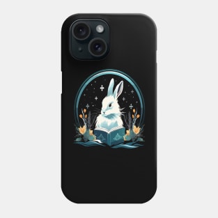 Arctic Hare Reads Book Phone Case