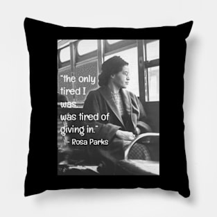 Rosa Parks Civil Rights Pioneer Pillow