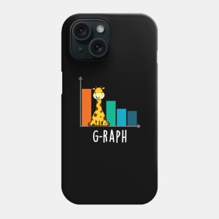 G-raph Cute Giraffe Graph Pun Phone Case