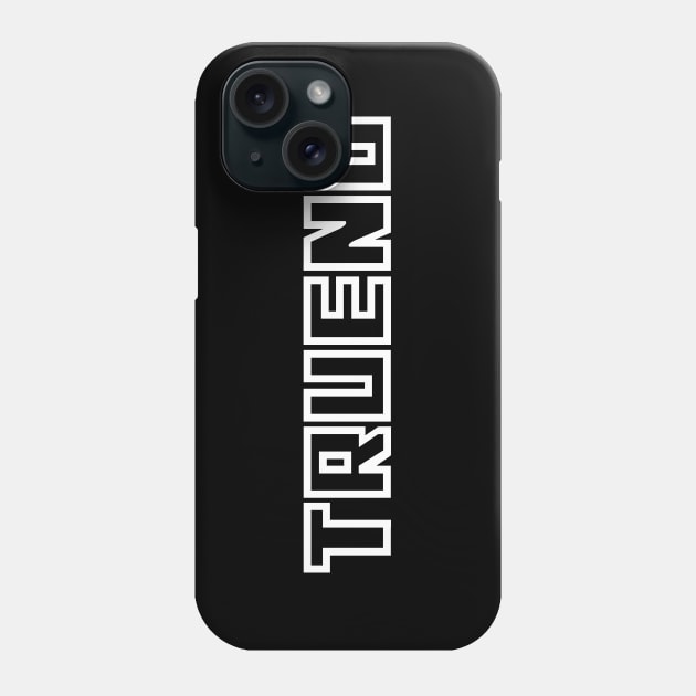 Trueno White Phone Case by T's & T's