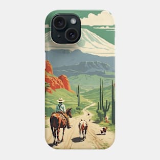 Tacambaro Michoacan Mexico Vintage Tourism Travel Retro Phone Case