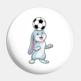 Rabbit Soccer player Soccer ball Pin