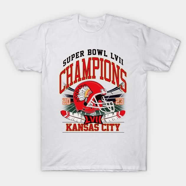 Kansas City Super Bowl Champions 2023 v2 - Kansas City Chiefs - T-Shirt