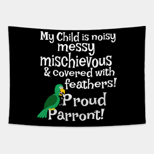 Proud Parent Parrot Tapestry