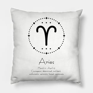 Horoscope Aries Pillow