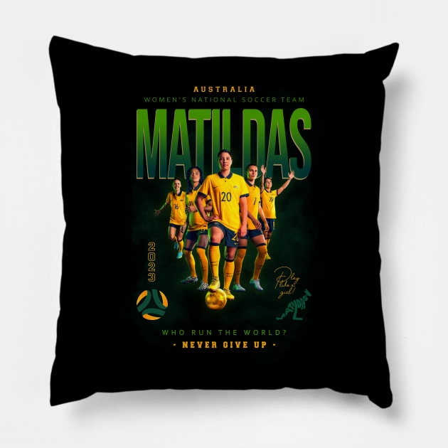 Matildas Pillow by ActiveNerd