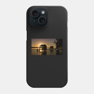 Boathouse in Silhouette Phone Case