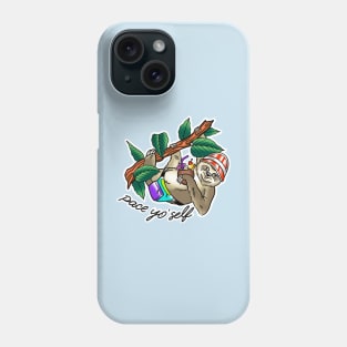 Sawdust Design Pace yo' self Sloth Phone Case