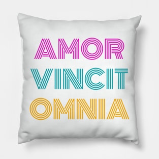 Amor Vincit Omnia - Love Conquers All Pillow