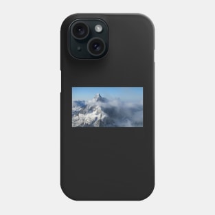 Matterhorn above a sea of clouds Phone Case