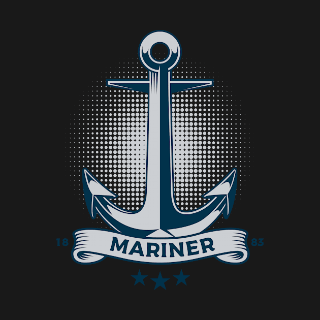 Anchor Nautical t-shirt by monami