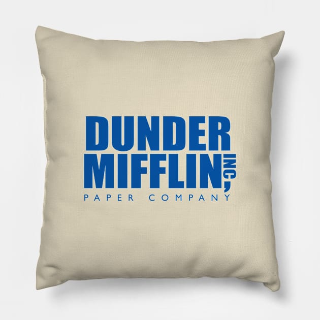 Dunder Mifflin (The Office) Pillow by pelicanfly