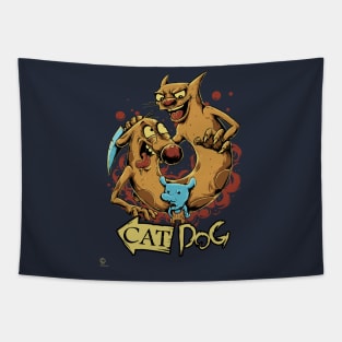 Catdog Tapestry