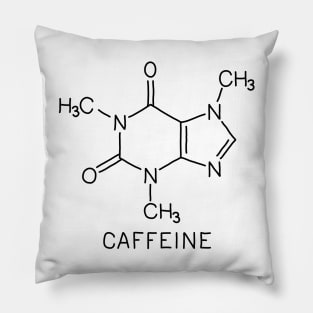 Caffeine molecule Pillow