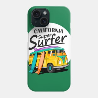 California super surfer Phone Case