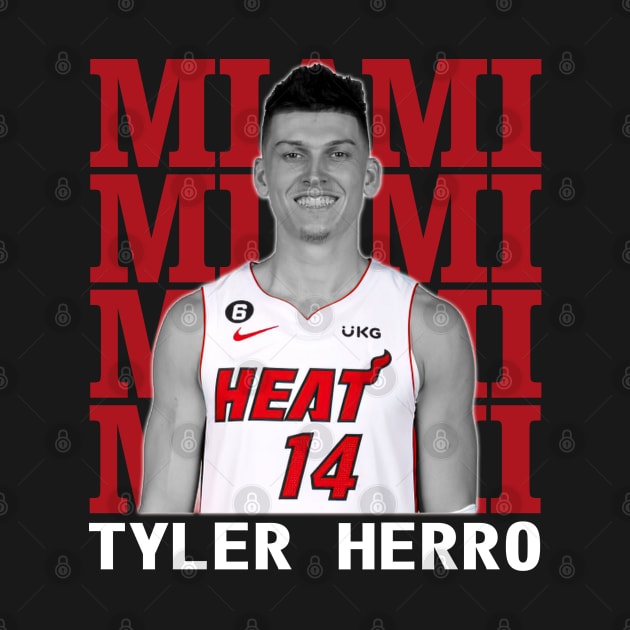 Miami Heat Tyler Herro by Thejockandnerd