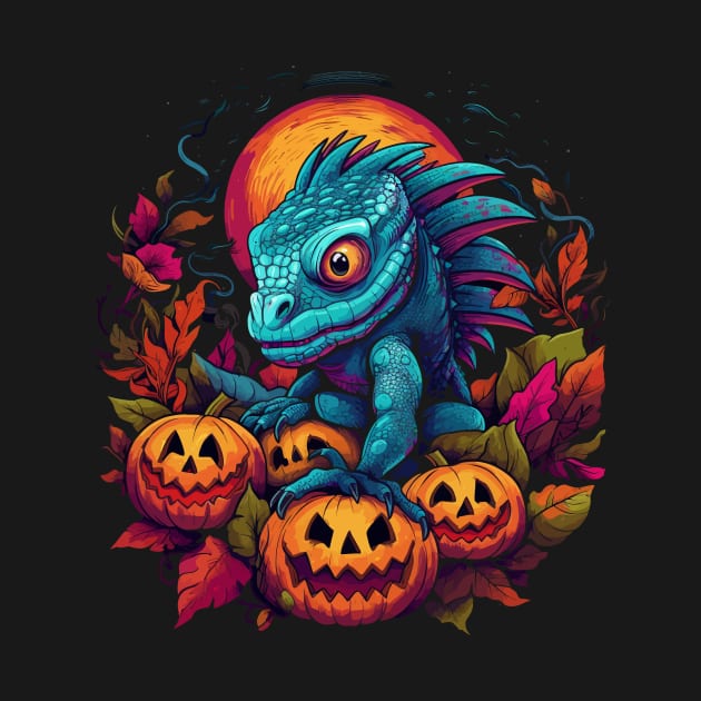 Iguana Halloween by JH Mart