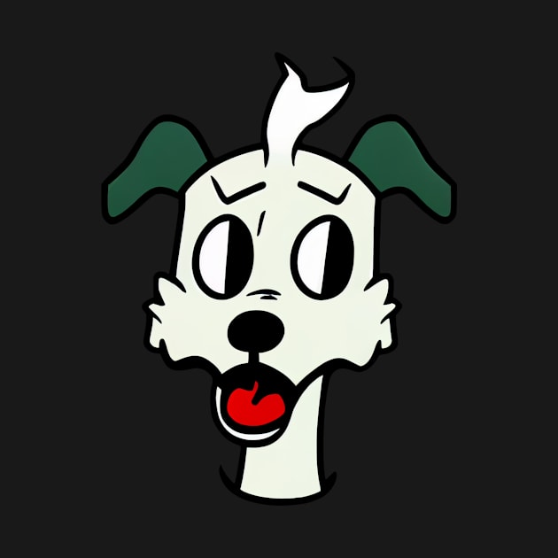 Minimalistic 30s cartoon style doggy by stkUA