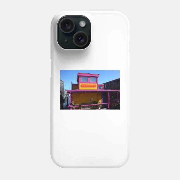 Sausalito Docks - Houseboat "Alien Lifeform Research" Phone Case by IgorPozdnyakov