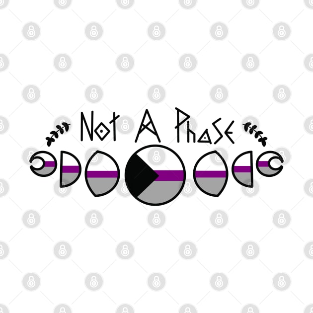 Not A Phase - Demisexual Pride Edition- by Beelixir Illustration