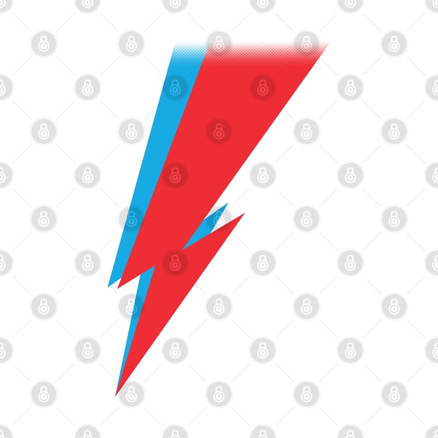 Bowie Bolt Logo by Alexander Jackson Art