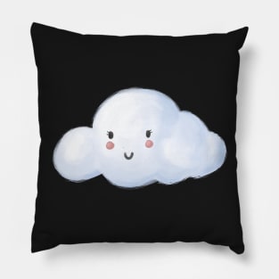 Happy Cloud - Sticker Pillow