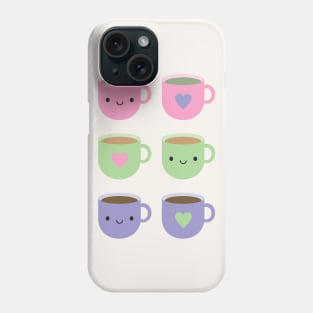 Time For Tea - Kawaii Cup of Tea Phone Case